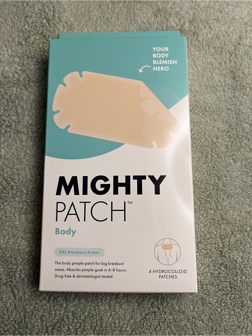 NIB Hero Cosmetics Mighty Patch Body XXL Pimple Patches 4ct